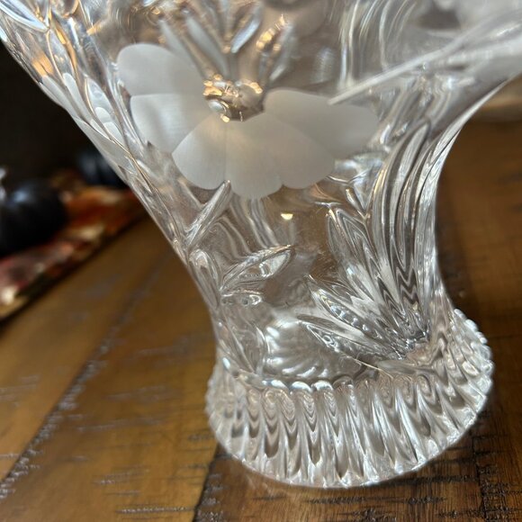 Vintage Princess House full Lead Crystal Basket - Picture 6 of 6